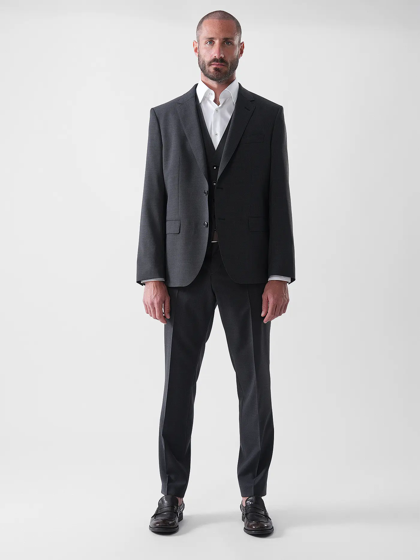 BOSS | Sakko Slim Fit H-HUGE | grau